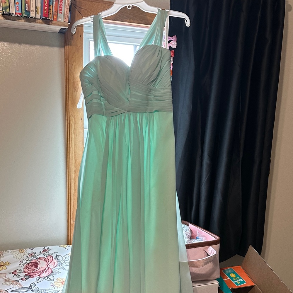 green / blue Women's bridesmaids Dress
